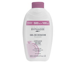 Byphasse Gel de Ducha Plaisir Granada Rosa 600 ml Cuidado y Suavidad para tu Piel