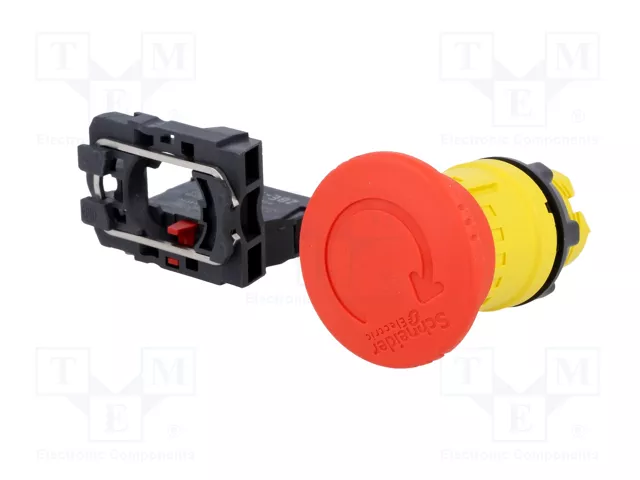 SCHNEIDER ELECTRIC Interruptor de emergencia Harmony XB5 rojo NC Ø22mm SCHNEIDER ELECTRIC Interruptor de emergencia Harmony XB5 rojo NC Ø22mm