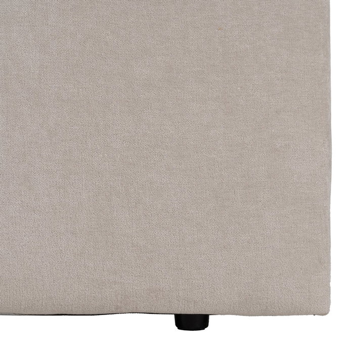 Cabecero Crema Tejido Dormitorio 100 X 8 X 125 cm Cabecero Crema Tejido Dormitorio 100 X 8 X 125 cm