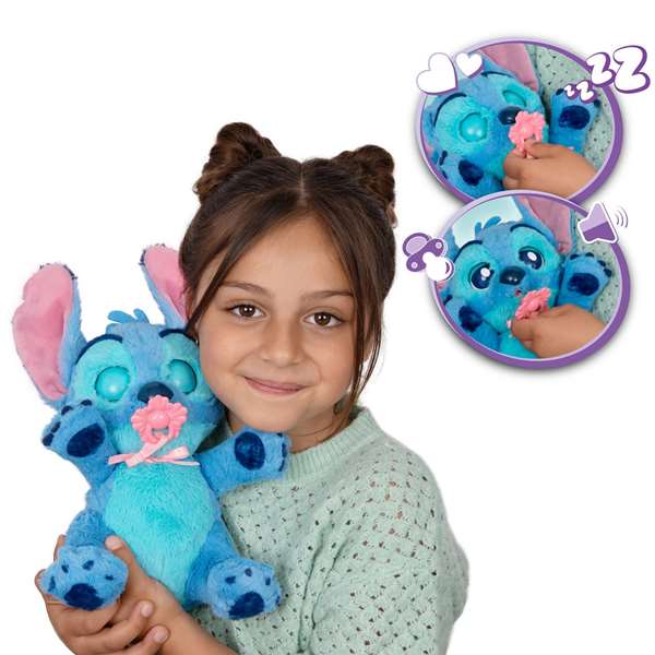 Imc Toys Peluche Baby Paws Stitch Recién Nacido con Sonido y Bolsa Transportable 10,30x19x11,20 cm Imc Toys Peluche Baby Paws Stitch Recién Nacido con Sonido y Bolsa Transportable 10,30x19x11,20 cm
