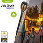 Aktive Tech Pack 4 Estacas Solares Efecto Llama