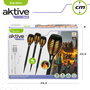 Aktive Tech Pack 4 Estacas Solares Efecto Llama