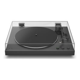 Sony PS-LX3BT - Tocadiscos Automático de Tracción por Correa con Bluetooth, Negro, 33 1/3 y 45 RPM, Preamplificador Phono Integrado, Plato de Aluminio