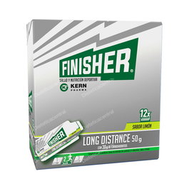 FINISHER Long Distance 12 Sobres 50 G Sabor Limon
