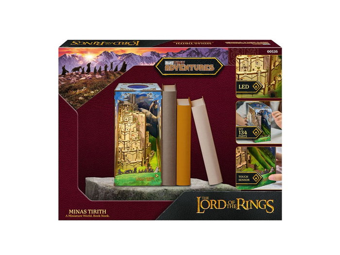 El Señor de los Anillos Maqueta Book Nook Tiny Adventures Minas Tirith 23 cm