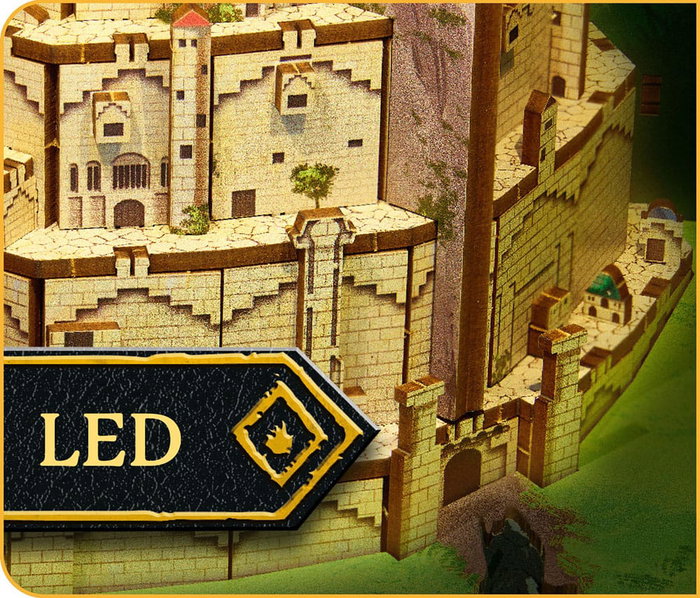 El Señor de los Anillos Maqueta Book Nook Tiny Adventures Minas Tirith 23 cm