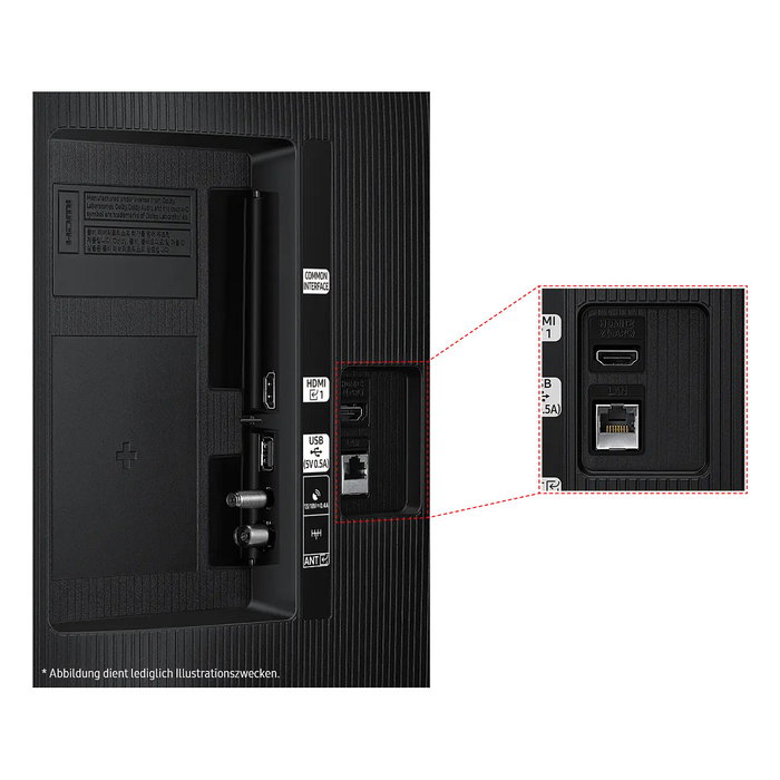 Samsung 80cm/32" GU32F6009FUXZG LED Smart TV Full HD 1920x1080 16:9 HDR10 HDMI USB WLAN Triple Tuner Speaker Negro