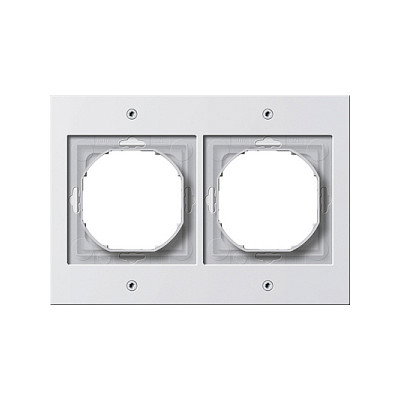 GIRA Marco TX_44 para 2 enchufes, Blanco GIRA Marco TX_44 para 2 enchufes, Blanco