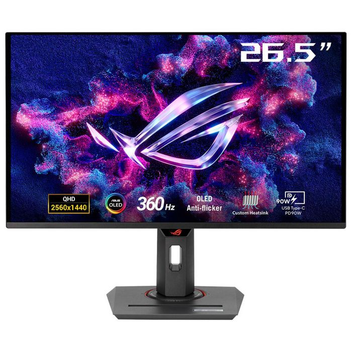 Asus ROG Strix OLED XG27ACDNG 26.5 pulg. QHD 360Hz QD-OLED Negro Asus ROG Strix OLED XG27ACDNG 26.5 pulg. QHD 360Hz QD-OLED Negro