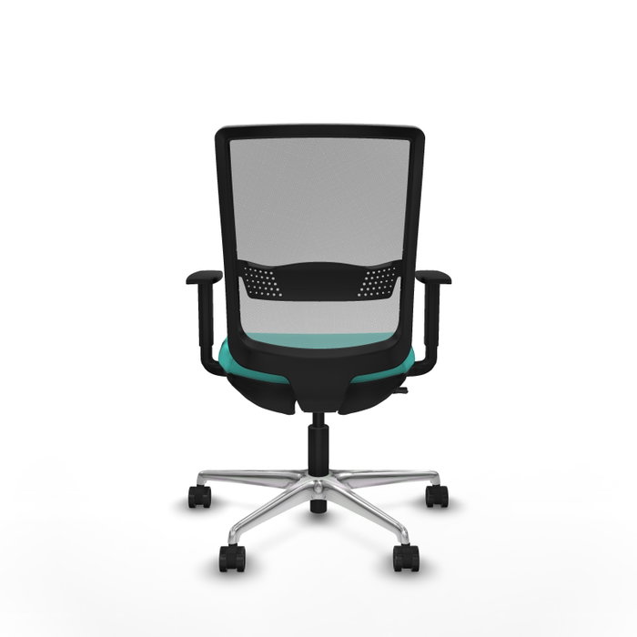 PIQUERAS Y CRESPO Silla de oficina Haches Turquesa y Gris PIQUERAS Y CRESPO Silla de oficina Haches Turquesa y Gris