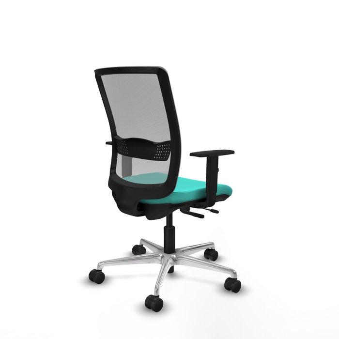 PIQUERAS Y CRESPO Silla de oficina Haches Turquesa y Gris PIQUERAS Y CRESPO Silla de oficina Haches Turquesa y Gris