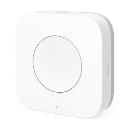 Aqara Wireless Mini Switch T1 - Interruptor Inteligente Inalámbrico con ZigBee, Botones, Compatible con Domótica, Blanco, 45 * 45 * 12 mm