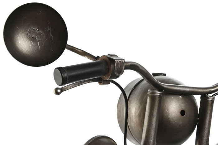 DKD Home Decor Reloj de Pared Loft Plateado Negro 60 x 30 x 78 cm