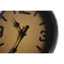 DKD Home Decor Reloj de Pared con Estantería Metal 60x30x78 Plateado y Negro