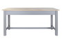 DKD Home Decor Mesa Comedor Victoria Tradicional Gris Natural 81.5 x 78 x 161.5 cm