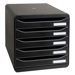 EXACOMPTA BIG-BOX PLUS ECOBLACK 5 Cajones Negro