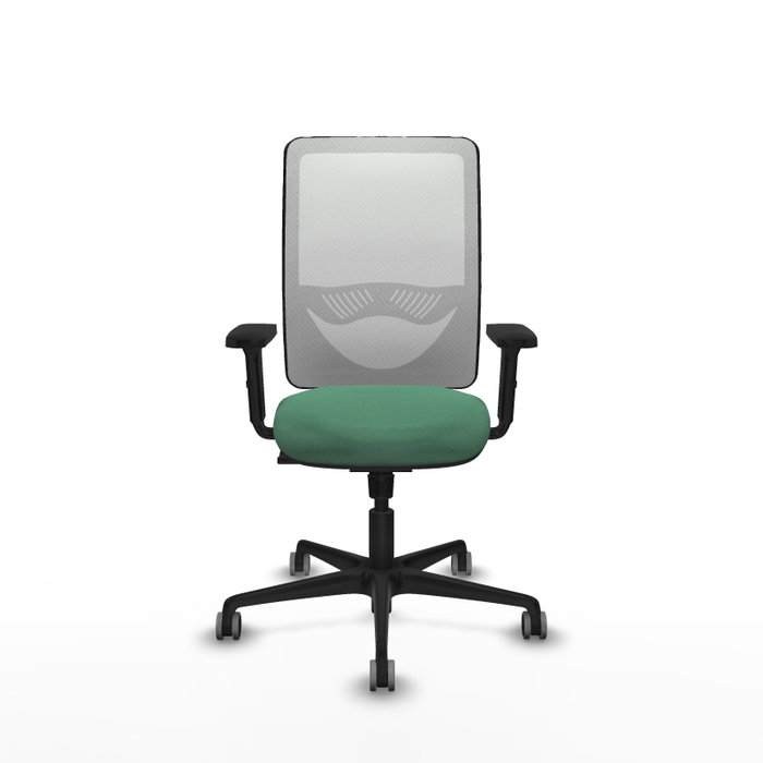 PIQUERAS Y CRESPO Silla de oficina Zulema Verde esmeralda y Blanco PIQUERAS Y CRESPO Silla de oficina Zulema Verde esmeralda y Blanco
