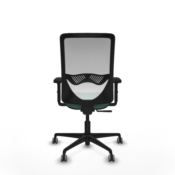 PIQUERAS Y CRESPO Silla de oficina Zulema Verde esmeralda y Blanco PIQUERAS Y CRESPO Silla de oficina Zulema Verde esmeralda y Blanco