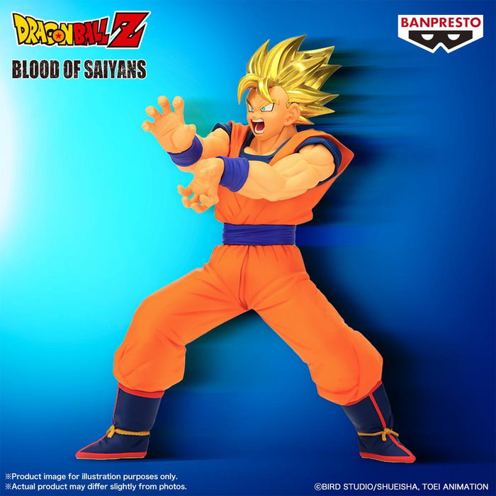 Banpresto Figura Super Saiyan Son Goku Blood of Saiyans Dragon Ball Z