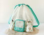 KioKids Bolsa de Playa Caracoles Beige Happy Summer