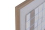 DKD Home Decor Set de 2 Cuadros Abstractos 3D Beige y Verde