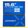 JAPANNEXT JN-DMD-IPS156F Monitor IPS FHD de 15.6 Pulgadas (39.62 cm) 1920x1080, 60 Hz, 20 ms, HDMI, USB-C, Negro, con montaje VESA