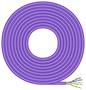 Aisens Bobina Cable de Red Cat6 UTP Rígido AWG23 CCA Violeta 500m