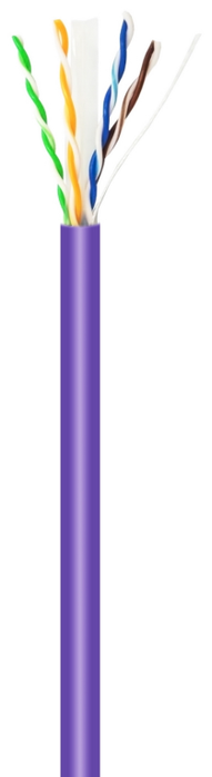 Aisens Bobina Cable de Red Cat6 UTP Rígido AWG23 CCA Violeta 500m