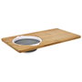 Cook Concept Tabla para Cortar con Escurridor de Silicona en Bambú