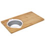 Cook Concept Tabla para Cortar con Escurridor de Silicona en Bambú