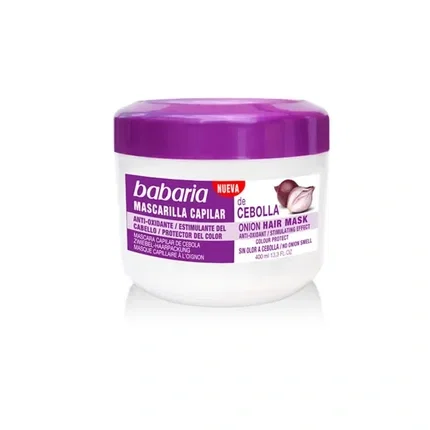 BABARIA Mascarilla Capilar de Cebolla Antioxidante 400 g