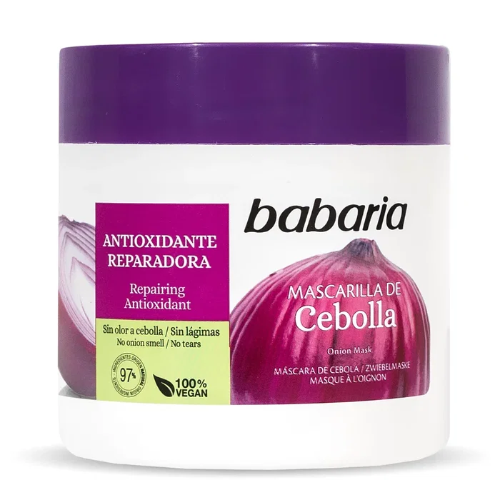 Babaria Mascarilla Capilar Antioxidante CEBOLLA 400 ml Babaria Mascarilla Capilar Antioxidante CEBOLLA 400 ml