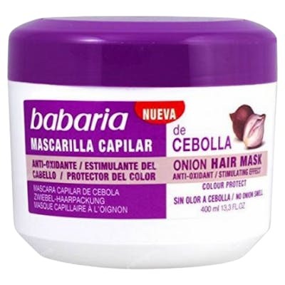 Babaria Mascarilla Capilar Antioxidante CEBOLLA 400 ml Babaria Mascarilla Capilar Antioxidante CEBOLLA 400 ml