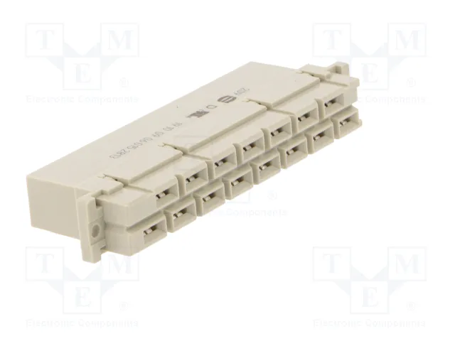 HARTING Conector de datos DIN 41612 hembra de 15 pines recto HARTING Conector de datos DIN 41612 hembra de 15 pines recto