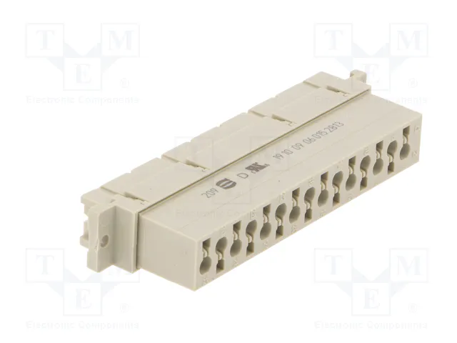 HARTING Conector de datos DIN 41612 hembra de 15 pines recto HARTING Conector de datos DIN 41612 hembra de 15 pines recto