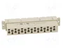 HARTING Conector de datos DIN 41612 hembra de 15 pines recto