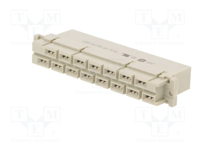 HARTING Conector de datos DIN 41612 hembra de 15 pines recto HARTING Conector de datos DIN 41612 hembra de 15 pines recto