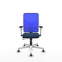 PIQUERAS Y CRESPO Silla de oficina Motilla Azul marino y Azul