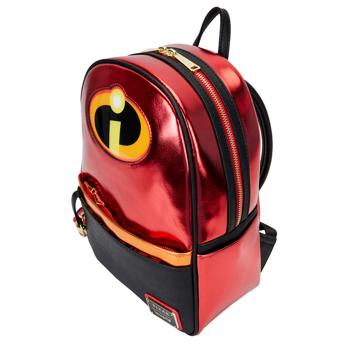 Loungefly Mochila 20th Anniversary Los Increibles Disney Pixar 30cm Piel Vegana Metalizada