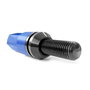 Omp Juego de 20 Tornillos Speed M12x1.5 con Protector de Aluminio Azul