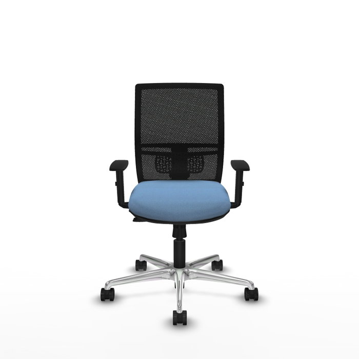 PIQUERAS Y CRESPO Silla de oficina Yunquera con mecanismo Sincro/Traslack Azul cielo y Negro PIQUERAS Y CRESPO Silla de oficina Yunquera con mecanismo Sincro/Traslack Azul cielo y Negro