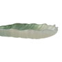Ixia Bandeja Hoja Verde de Cristal Decoración 31 x 18 cm