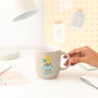 Mr. Wonderful Taza WOA11292ES TAZA - AQUÍ Y AHORA: ¡VE A POR TODAS! Cerámica Multicolor 0,37 L