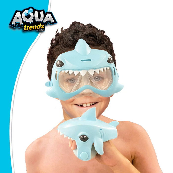 Set de pistola de agua y máscara de buceo Eolo Tiburón 18 x 15 x 8,5 cm (4 Unidades) Set de pistola de agua y máscara de buceo Eolo Tiburón 18 x 15 x 8,5 cm (4 Unidades)