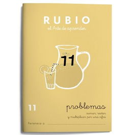 Rubio Cuaderno de Problemas Nº 11 (Set de 10) Matemáticas Sumas Restas Multiplicaciones (Set de 10)