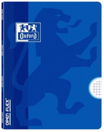 OXFORD Paquete de 10 libretas Openflex A4 cuadrícula 4x4 azul