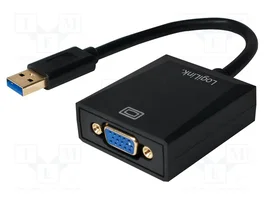 LogiLink USB 3.0 a VGA UA0231 Negro