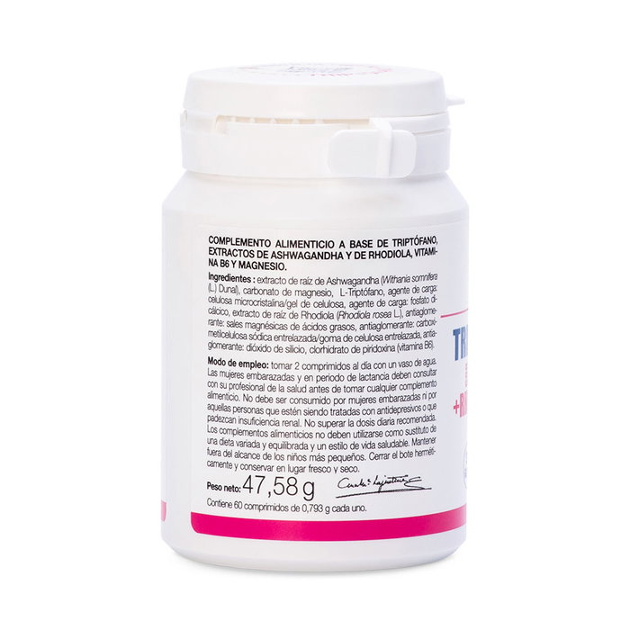 ANA MARIA LAJUSTICIA Triptófano Plus con Ashwagandha, Rhodiola y Magnesio 60 comprimidos ANA MARIA LAJUSTICIA Triptófano Plus con Ashwagandha, Rhodiola y Magnesio 60 comprimidos