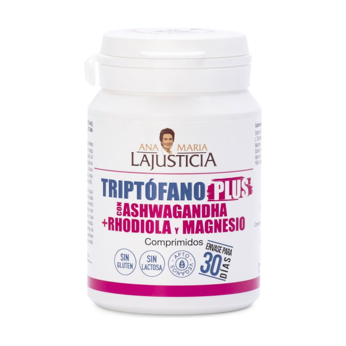 Ana Maria Lajusticia Triptófano Plus con Ashwagandha, Rhodiola y Magnesio 60 comprimidos