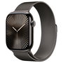 Apple Watch Series 10 GPS + Cellular 46mm Titanio Gris Caja con Correa Milanés de Acero Gris M/L - watchOS 11, 64 GB, 4G LTE